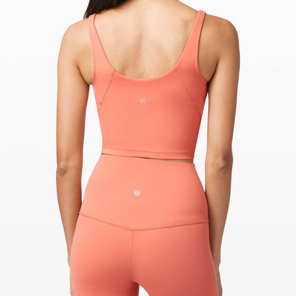 **LAST CHANCE** LULU Align Tank Rustic Coral NWT - Picture 3 of 9